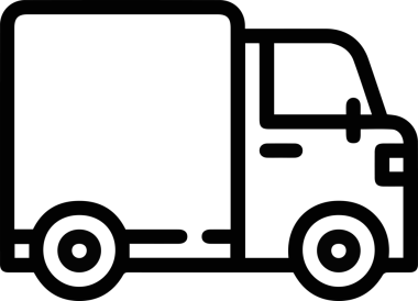 Kamyon simgesi vektör illüstrasyonu