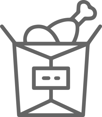 Kamyon simgesi vektör illüstrasyonu