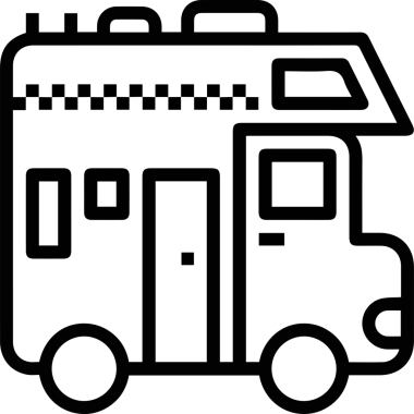 Kamyon simgesi vektör illüstrasyonu