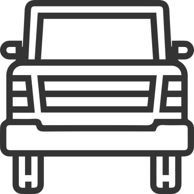 Kamyon simgesi vektör illüstrasyonu