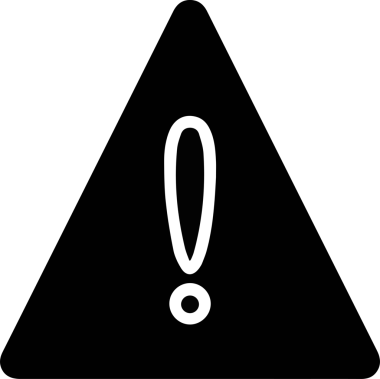 Dikkat simgesi simgesi vektör resimleme uyarısı