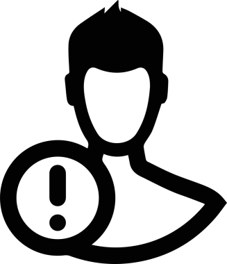 Dikkat simgesi simgesi vektör resimleme uyarısı