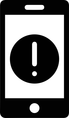 Dikkat simgesi simgesi vektör resimleme uyarısı