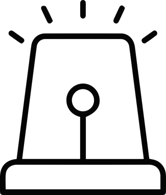 Dikkat simgesi simgesi vektör resimleme uyarısı