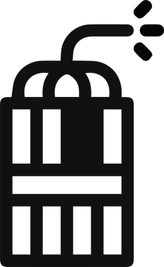 Dikkat simgesi simgesi vektör resimleme uyarısı