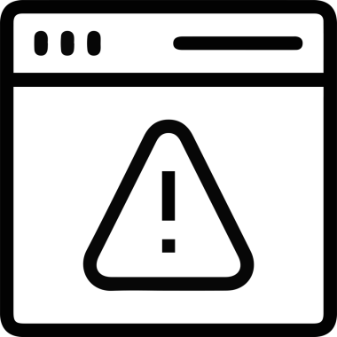 Dikkat simgesi simgesi vektör resimleme uyarısı