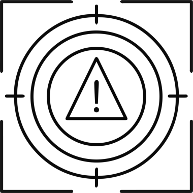 Dikkat simgesi simgesi vektör resimleme uyarısı