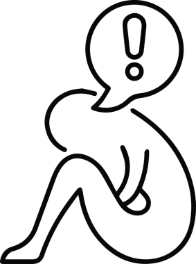 Dikkat simgesi simgesi vektör resimleme uyarısı