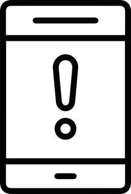 Dikkat simgesi simgesi vektör resimleme uyarısı