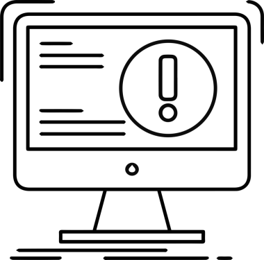 Dikkat simgesi simgesi vektör resimleme uyarısı