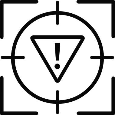 Dikkat simgesi simgesi vektör resimleme uyarısı