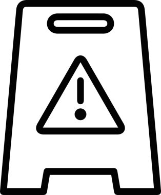 Dikkat simgesi simgesi vektör resimleme uyarısı