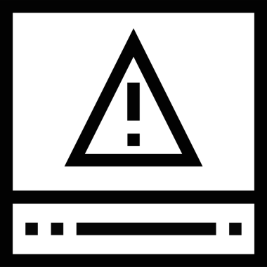 Dikkat simgesi simgesi vektör resimleme uyarısı