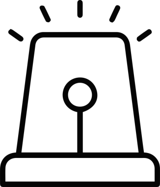 Dikkat simgesi simgesi vektör resimleme uyarısı