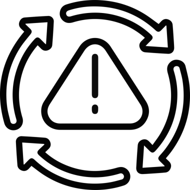Dikkat simgesi simgesi vektör resimleme uyarısı