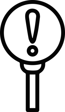 Dikkat simgesi simgesi vektör resimleme uyarısı