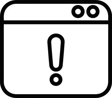 Dikkat simgesi simgesi vektör resimleme uyarısı