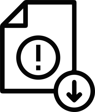 Dikkat simgesi simgesi vektör resimleme uyarısı