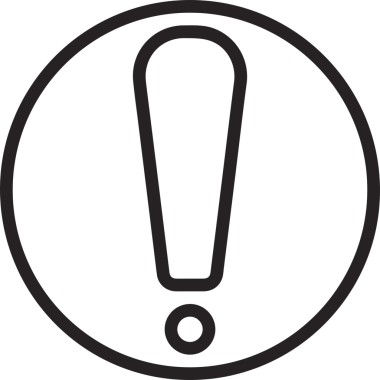 Dikkat simgesi simgesi vektör resimleme uyarısı