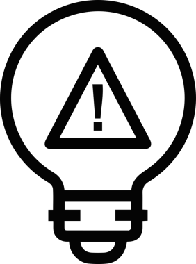 Dikkat simgesi simgesi vektör resimleme uyarısı