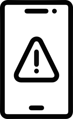 Dikkat simgesi simgesi vektör resimleme uyarısı