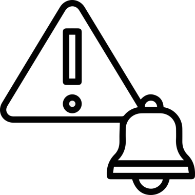 Dikkat simgesi simgesi vektör resimleme uyarısı
