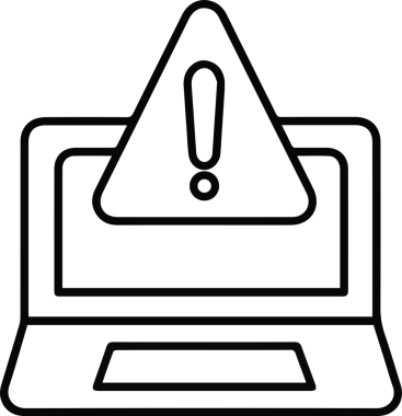 Dikkat simgesi simgesi vektör resimleme uyarısı