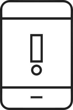 Dikkat simgesi simgesi vektör resimleme uyarısı