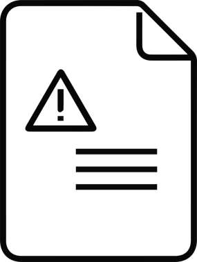 Dikkat simgesi simgesi vektör resimleme uyarısı