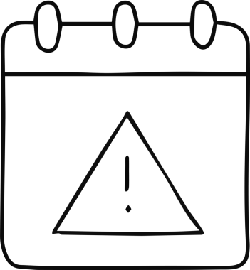 Dikkat simgesi simgesi vektör resimleme uyarısı