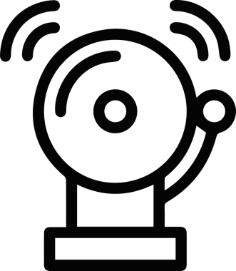 Dikkat simgesi simgesi vektör resimleme uyarısı