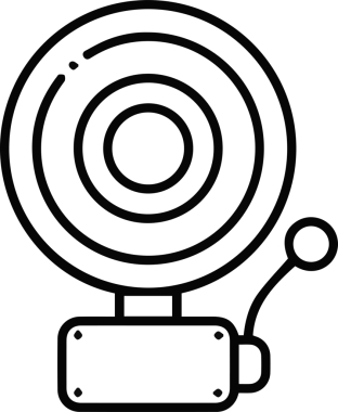 Dikkat simgesi simgesi vektör resimleme uyarısı