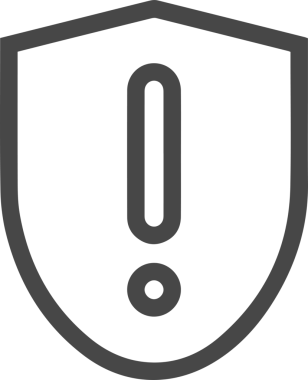 Dikkat simgesi simgesi vektör resimleme uyarısı