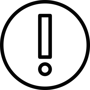 Dikkat simgesi simgesi vektör resimleme uyarısı