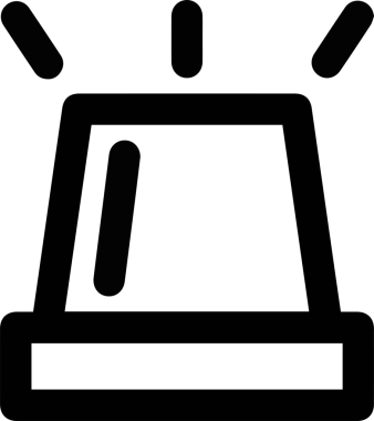 Dikkat simgesi simgesi vektör resimleme uyarısı