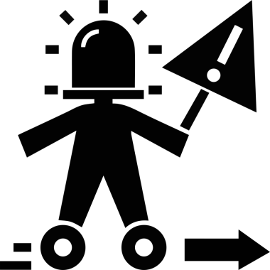 Dikkat simgesi simgesi vektör resimleme uyarısı