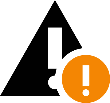 Dikkat simgesi simgesi vektör resimleme uyarısı