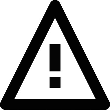 Dikkat simgesi simgesi vektör resimleme uyarısı