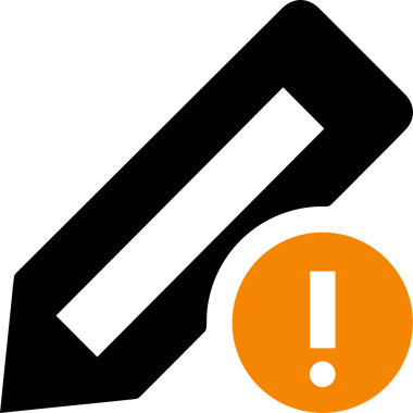 Dikkat simgesi simgesi vektör resimleme uyarısı