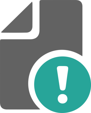 Dikkat simgesi simgesi vektör resimleme uyarısı