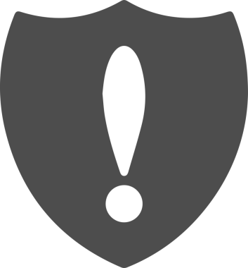 Dikkat simgesi simgesi vektör resimleme uyarısı