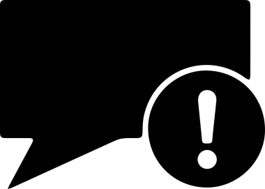 Dikkat simgesi simgesi vektör resimleme uyarısı