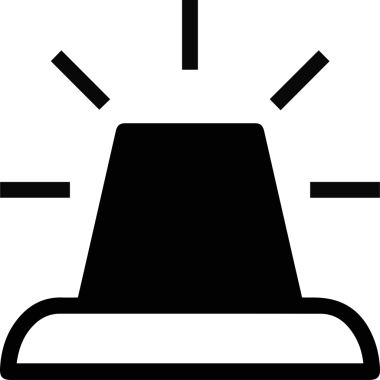 Dikkat simgesi simgesi vektör resimleme uyarısı