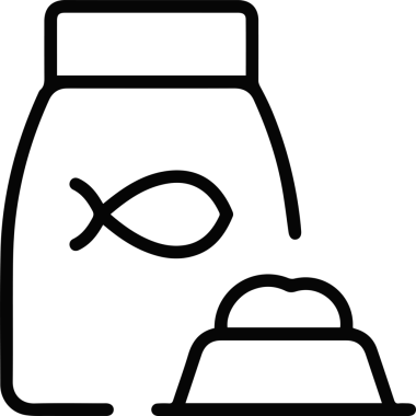 Kedi simgesi vektör resim çizimi