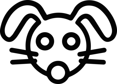 Kedi simgesi vektör resim çizimi