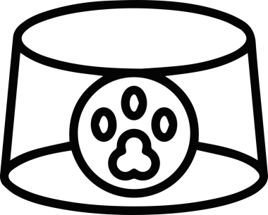 Kedi simgesi vektör resim çizimi