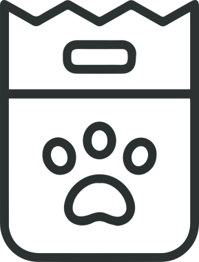 Kedi simgesi vektör resim çizimi