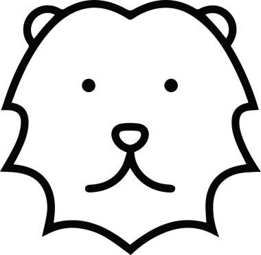 Kedi simgesi vektör resim çizimi