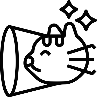 Kedi simgesi vektör resim çizimi