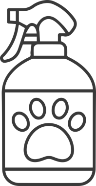 Kedi simgesi vektör resim çizimi